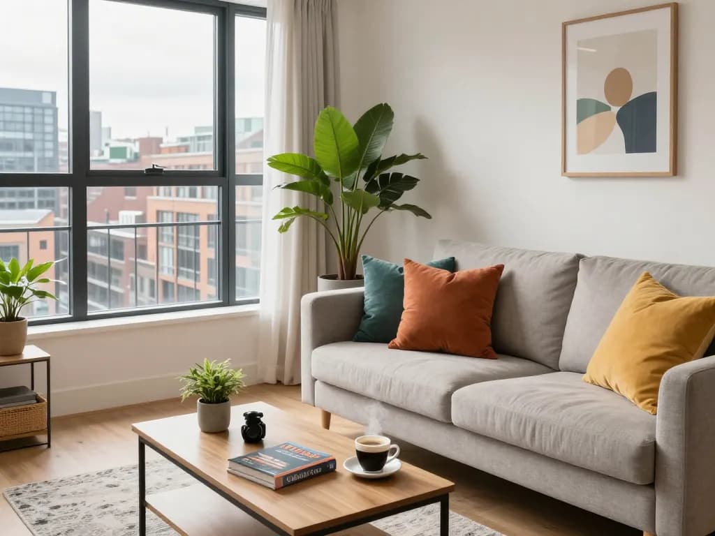 Charming Sheffield Airbnb showcasing quality airbnb management sheffield with modern decor and city views