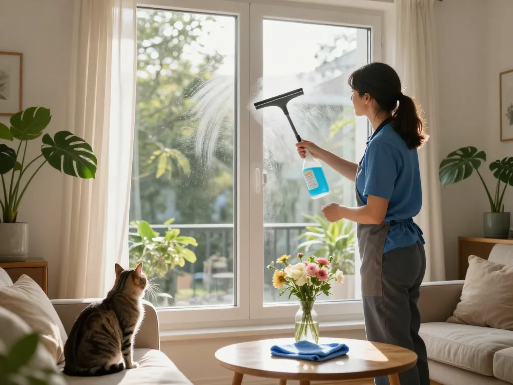 Erlebe die Vorteile von Fenster putzen lassen in deiner Region mit einem professionellen Reiniger, der Fenster zum Glänzen bringt.
