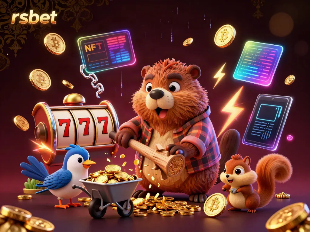 Experience the excitement of slots while exploring rsbet's vibrant 3D casino scene with charming characters.
