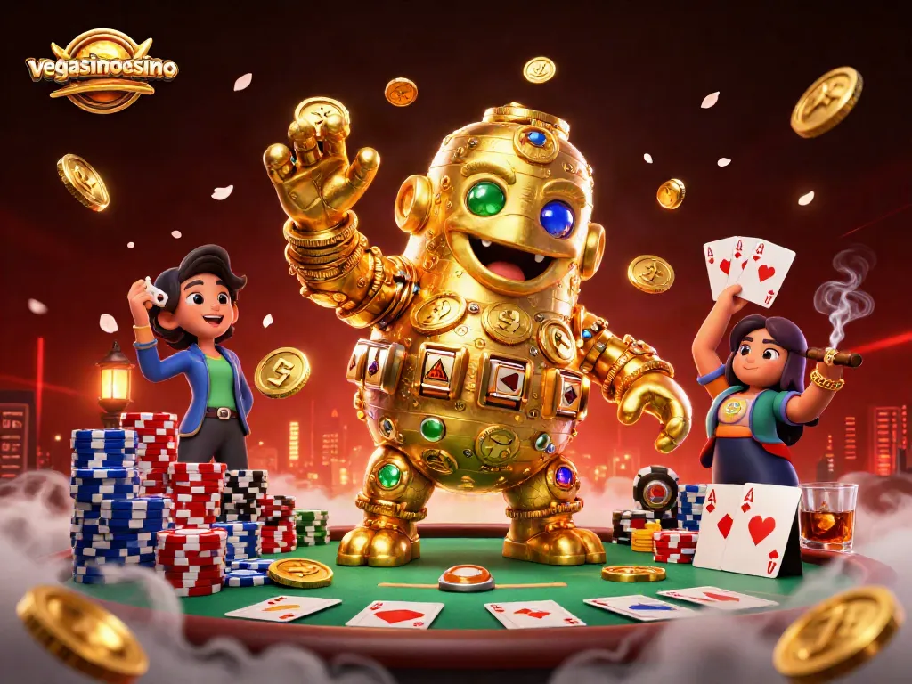 Experience the excitement of vegasinocasino with vibrant characters and dynamic gambling elements.