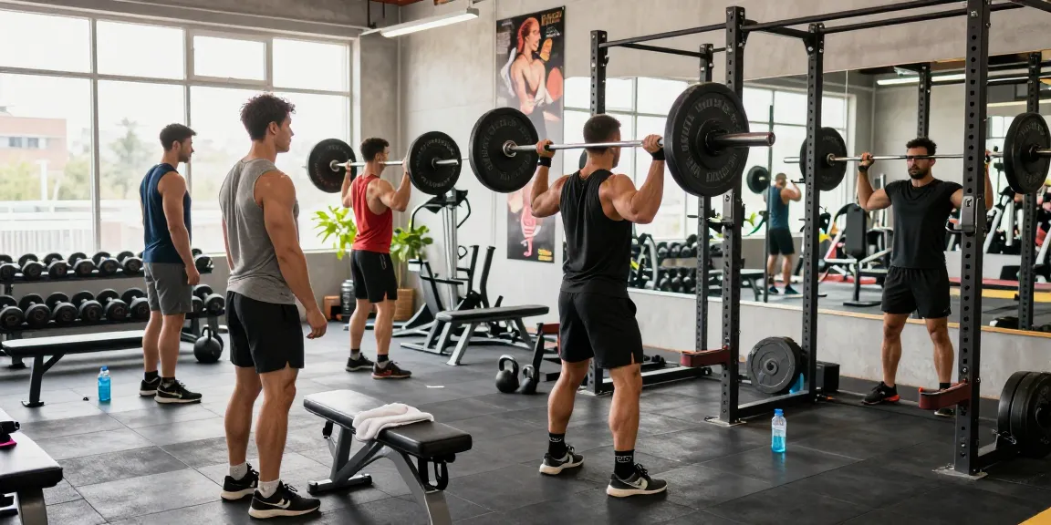 Bodybuilders training in modern gym, highlighting the Anabolika Shop benefits for fitness enthusiasts.