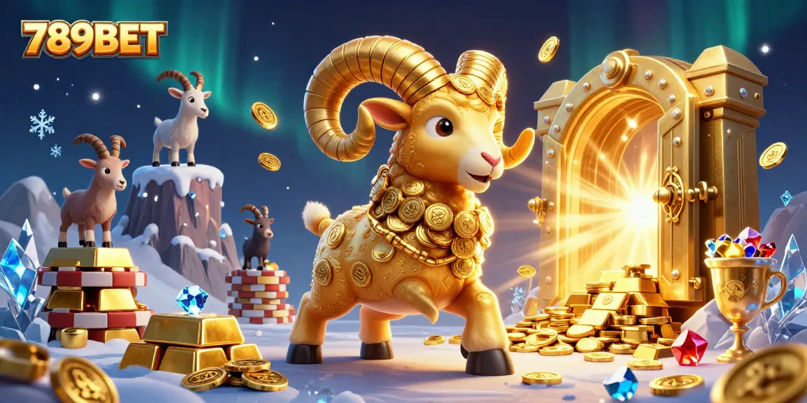 Experience thrilling casino action at 789BET with a festive atmosphere featuring golden treasures and lively characters.