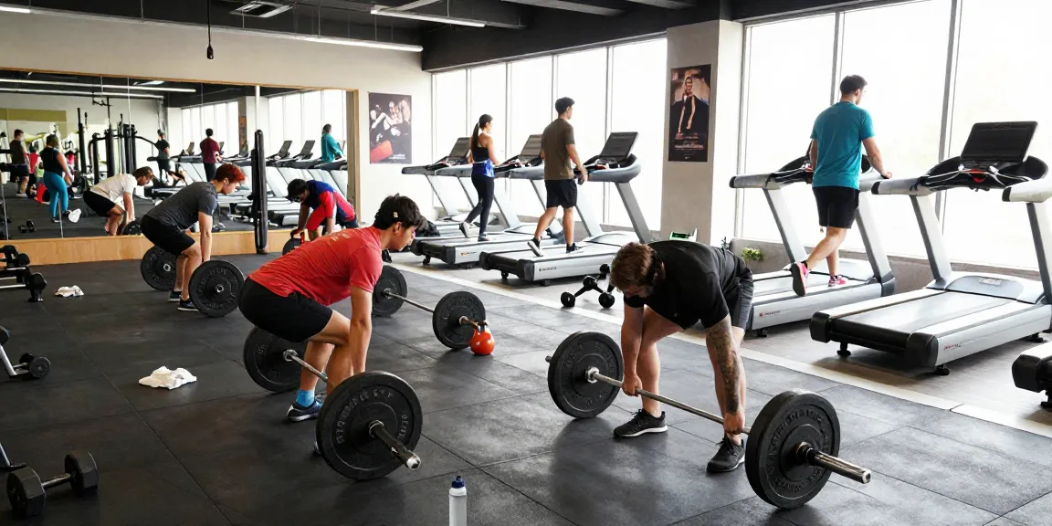 Athletic individuals showcasing Unique Pharma Steroids benefits through intense workouts in a modern gym setting.