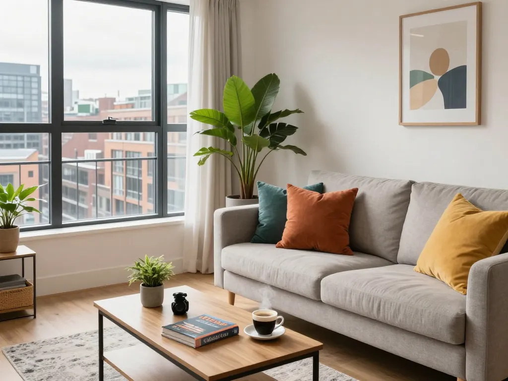 Charming Sheffield Airbnb showcasing quality airbnb management sheffield with modern decor and city views