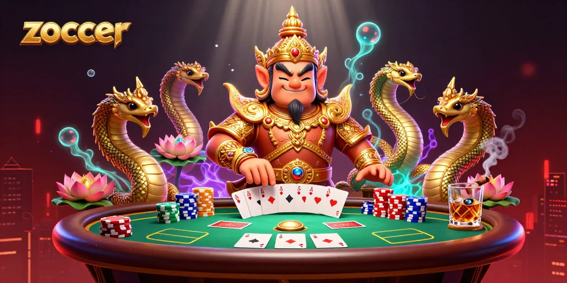 Zoccer players enjoy engaging poker casino games with vibrant elements and immersive atmosphere.