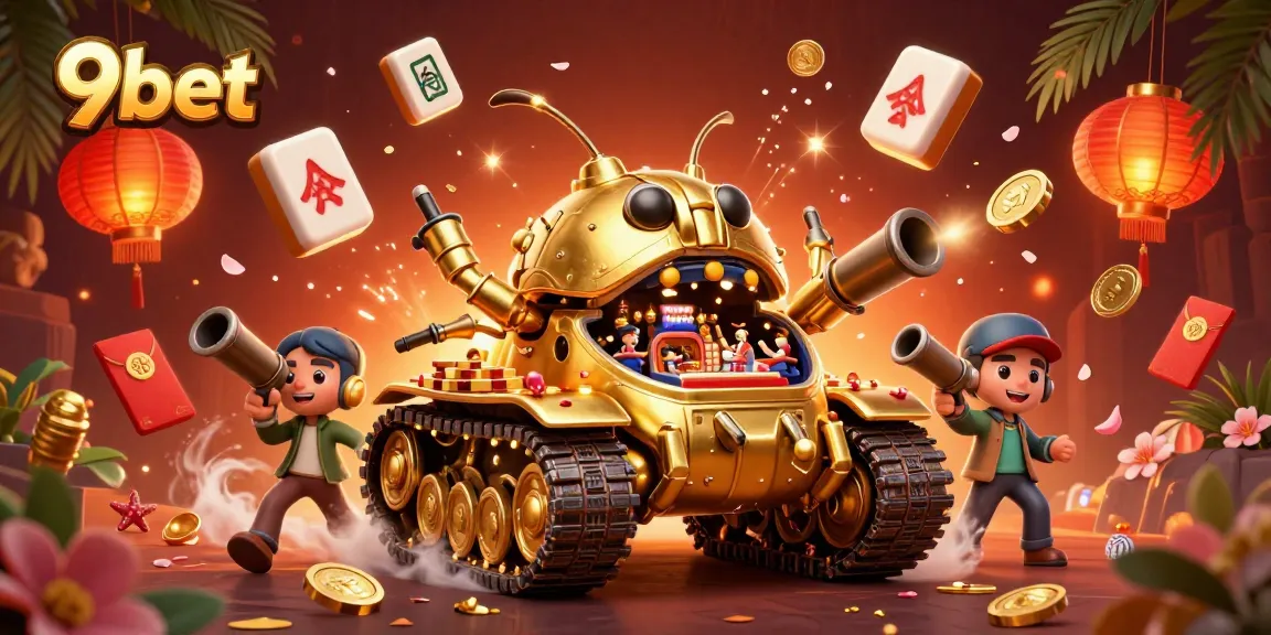 Experience thrilling gameplay at 9bet with our vibrant casino tank illustration showcasing excitement and fun.